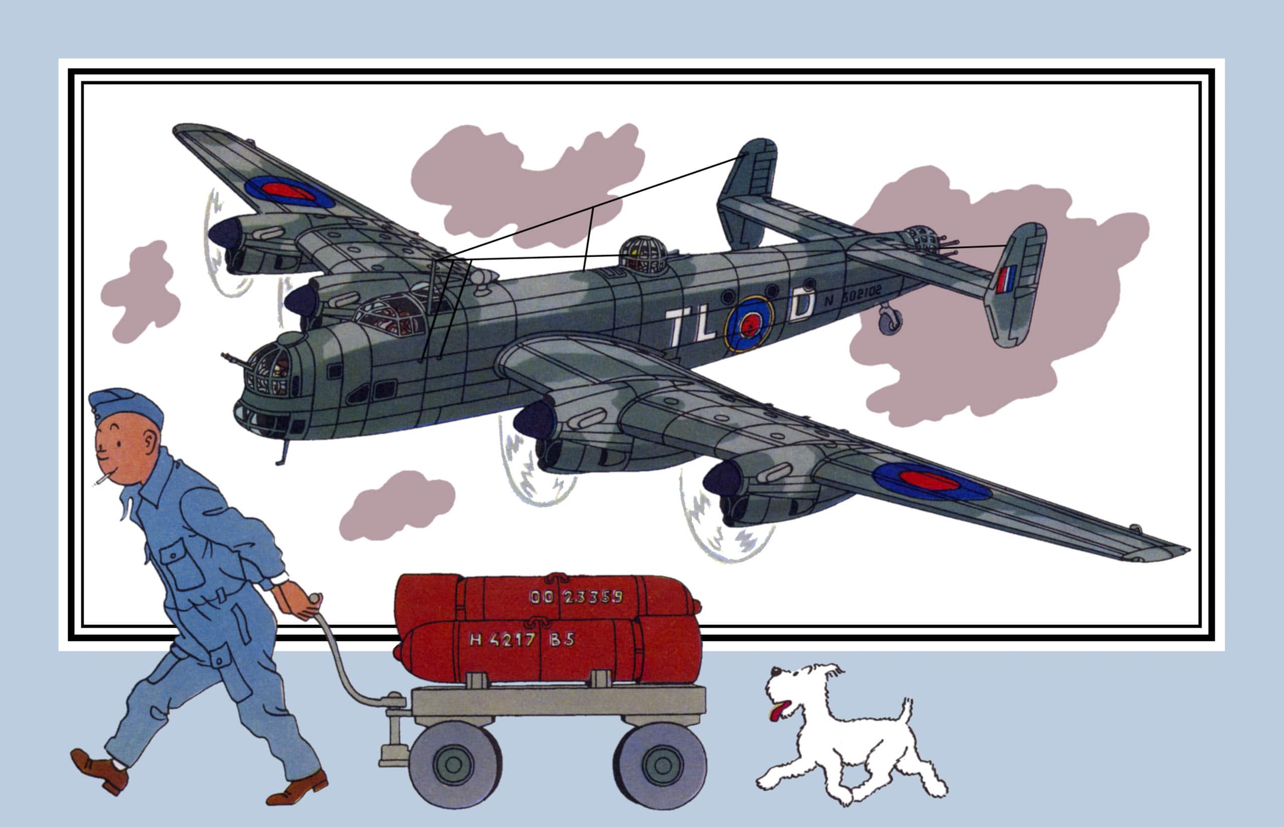 26.  HANDLEY-PAGE HP-57 "HALIFAX" MARK I - 1939 - Grande-Bretagne